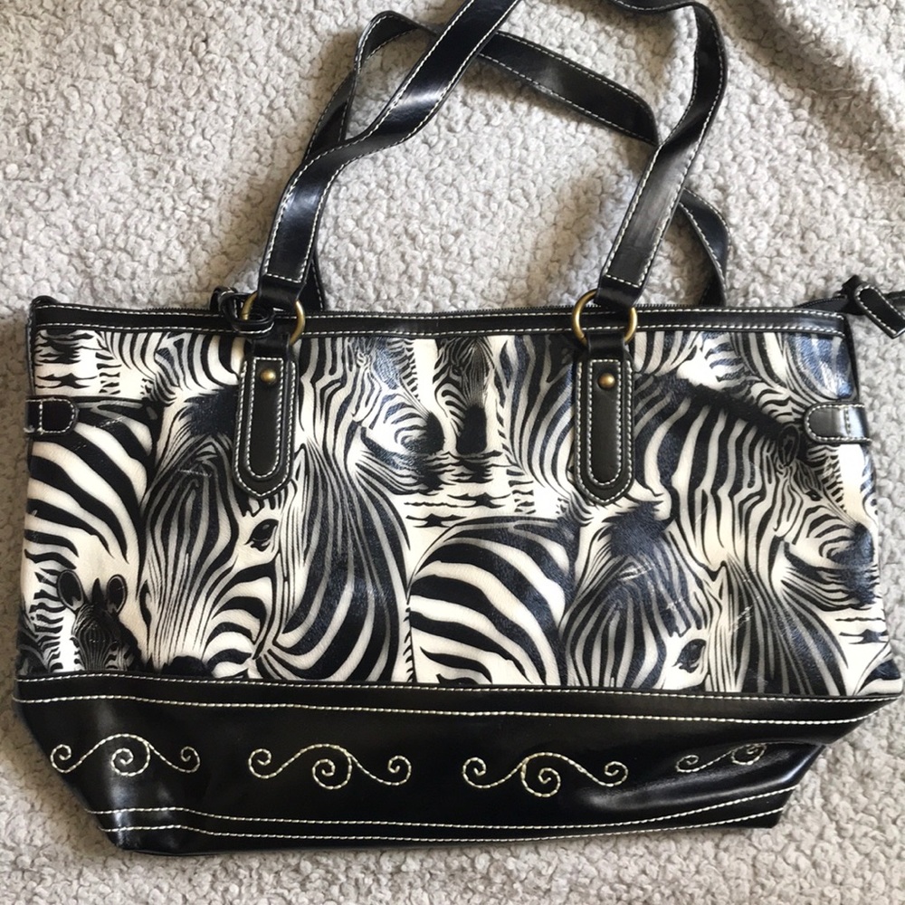 Zebra purse
